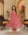 OC 218 Heavy Faux Georgette With Embroidery Sequence Work Gown With Pant Dupaatta Online Wholesale